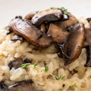 Risotto con hongos