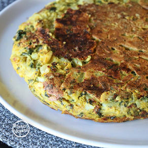 Tortilla española sin huevo