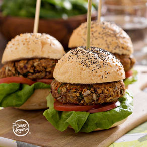 Hamburguesa con nueces y semillas