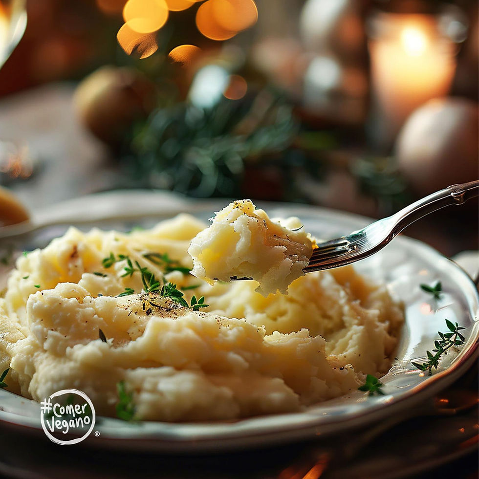 Puré de papa cremoso