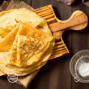 Masa básica para crepas sin huevo