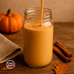 Licuado de calabaza con dátiles