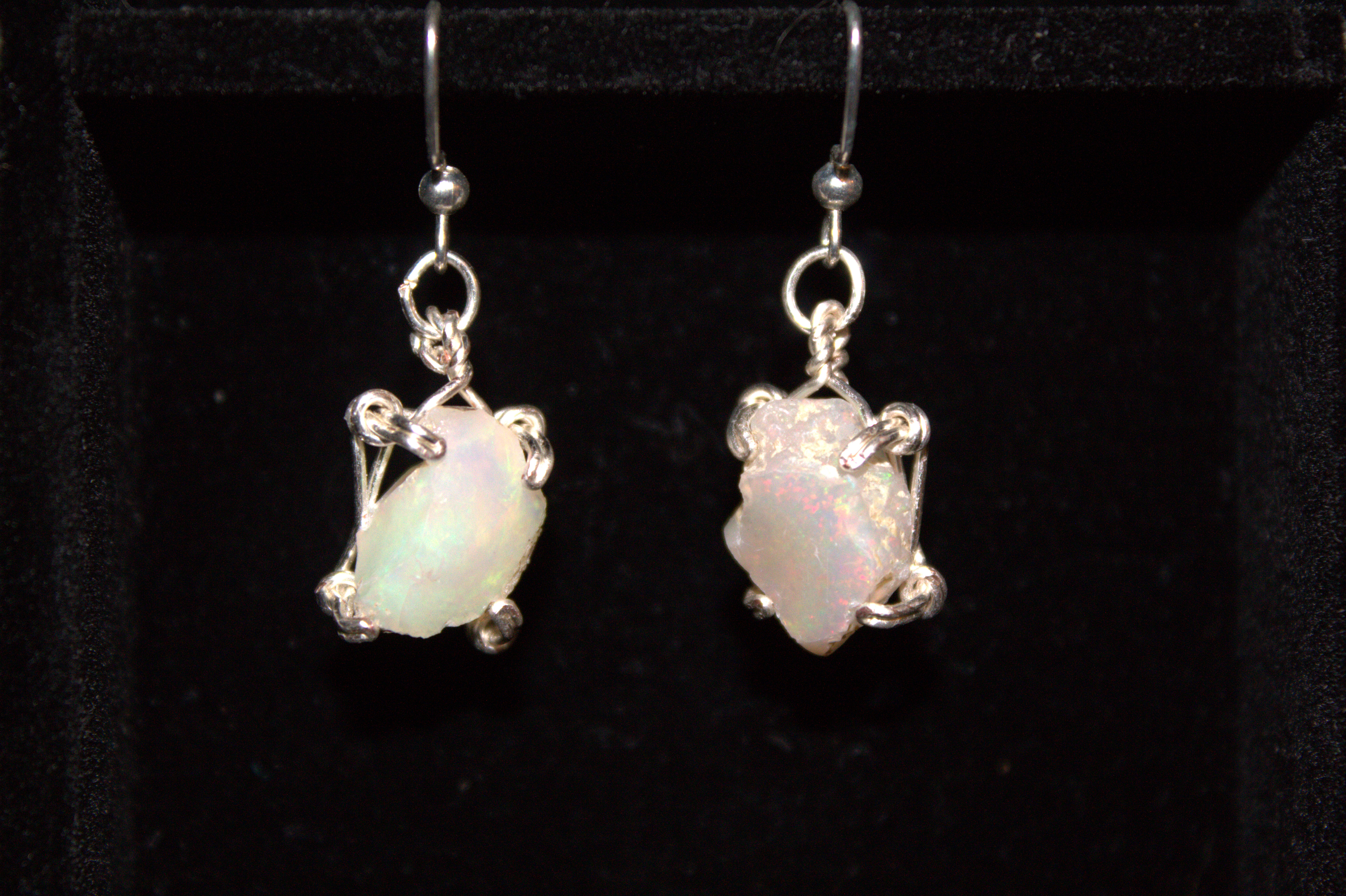 Ethiopian Opal Earrings