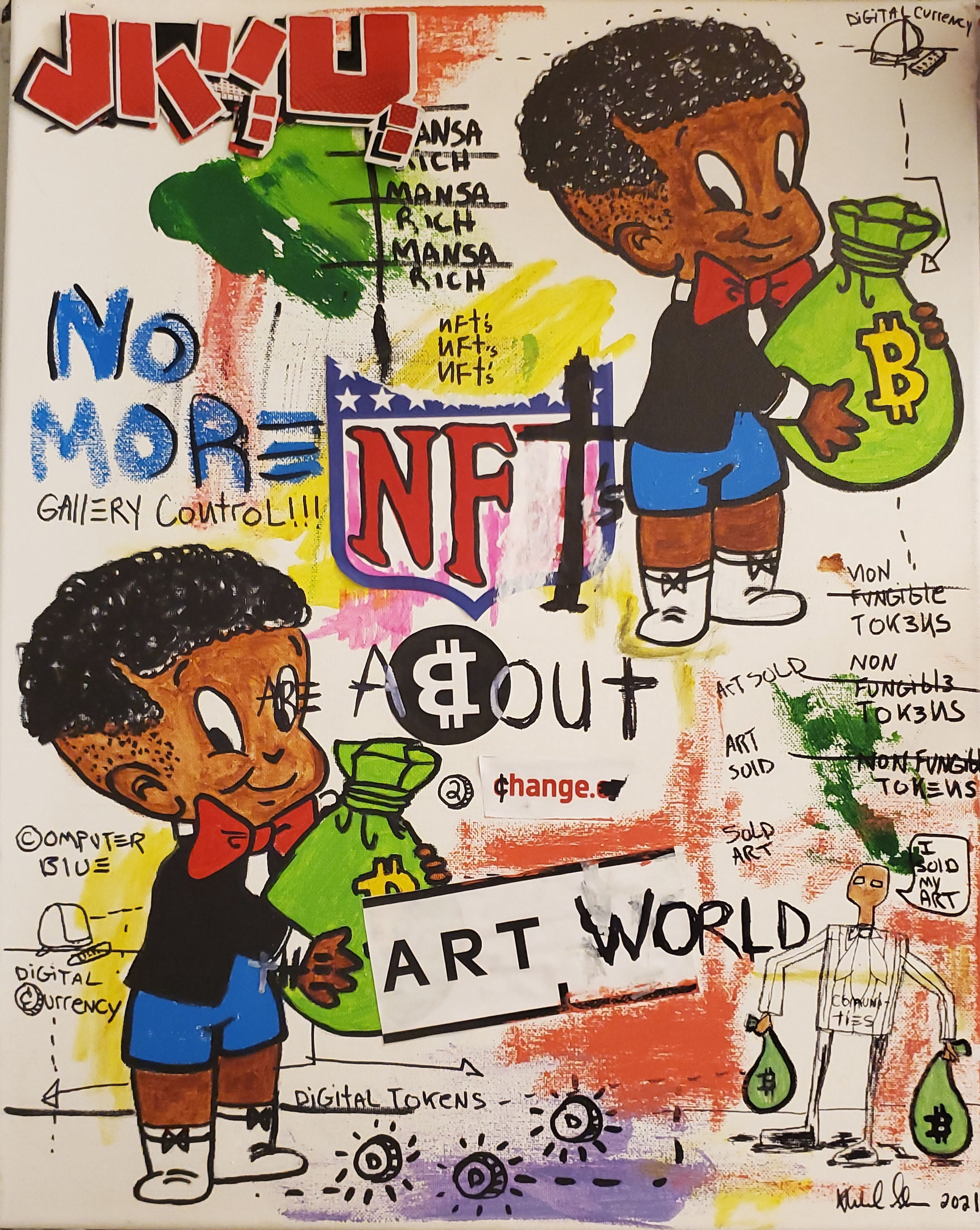  "Bitcoin Bilal sells Digital Artwork online"