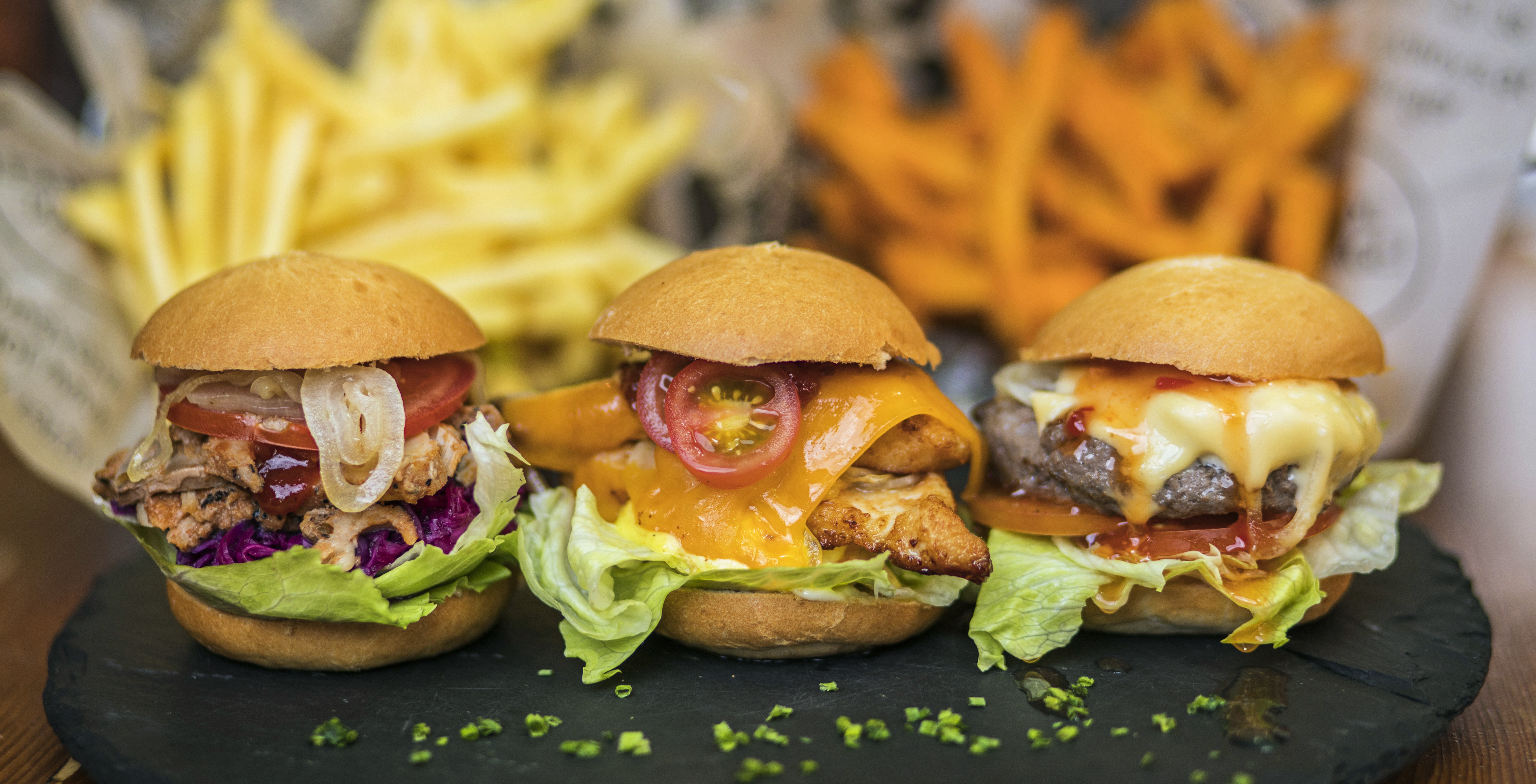 Mini Burger Trio