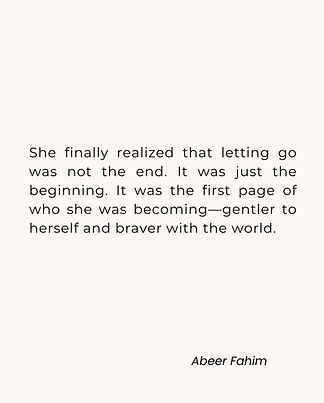 Save this for when you need to be reminded—it’s just the beginning. #LettingGo#EmotionalH