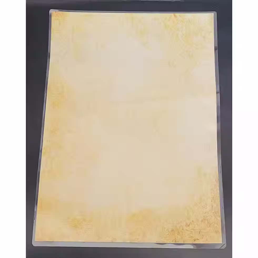 reverse side of poster