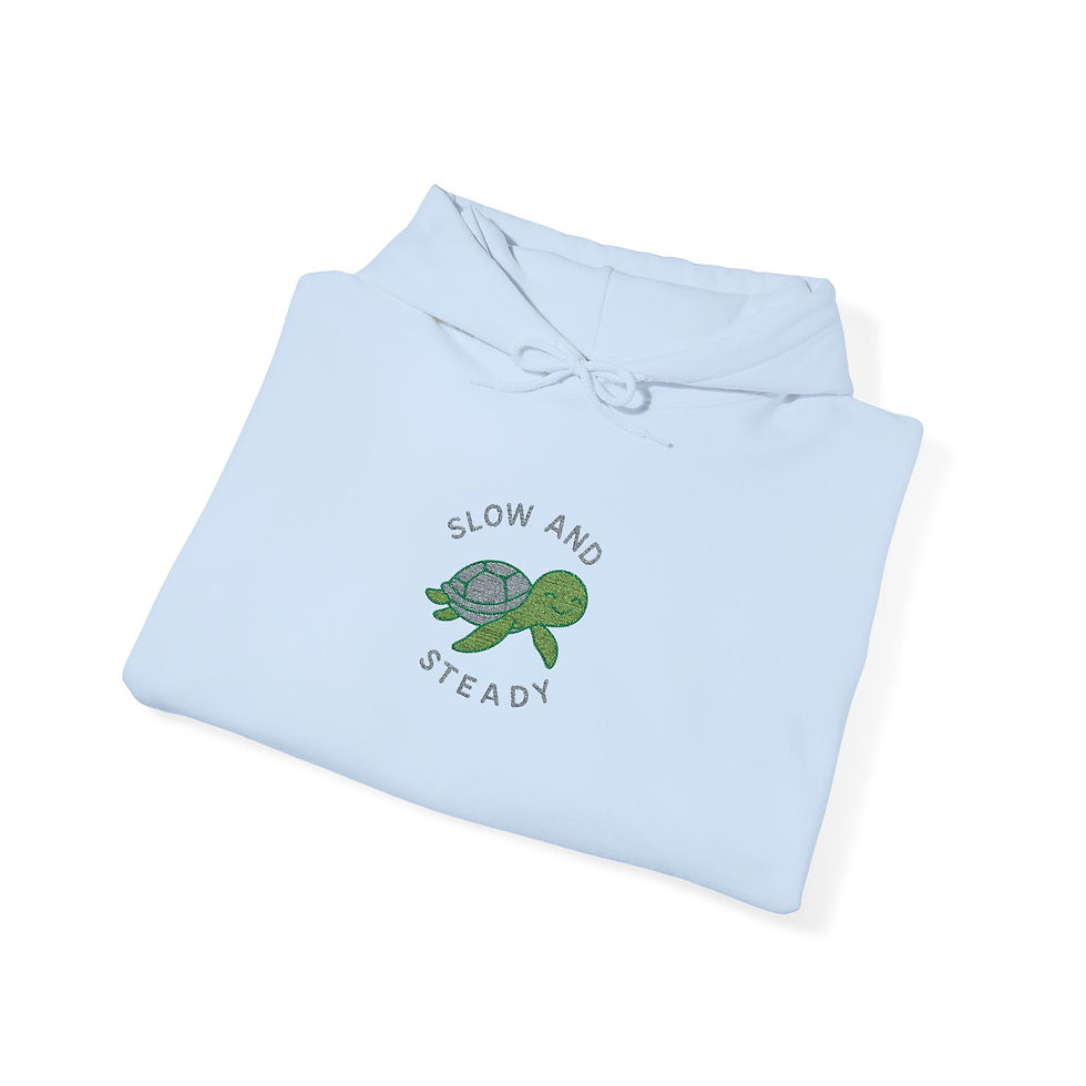 Thumbnail: Slow and Steady Sea Turtle - Hoodie, Unisex Sweatshirt, Casual Comfort, Swimmers