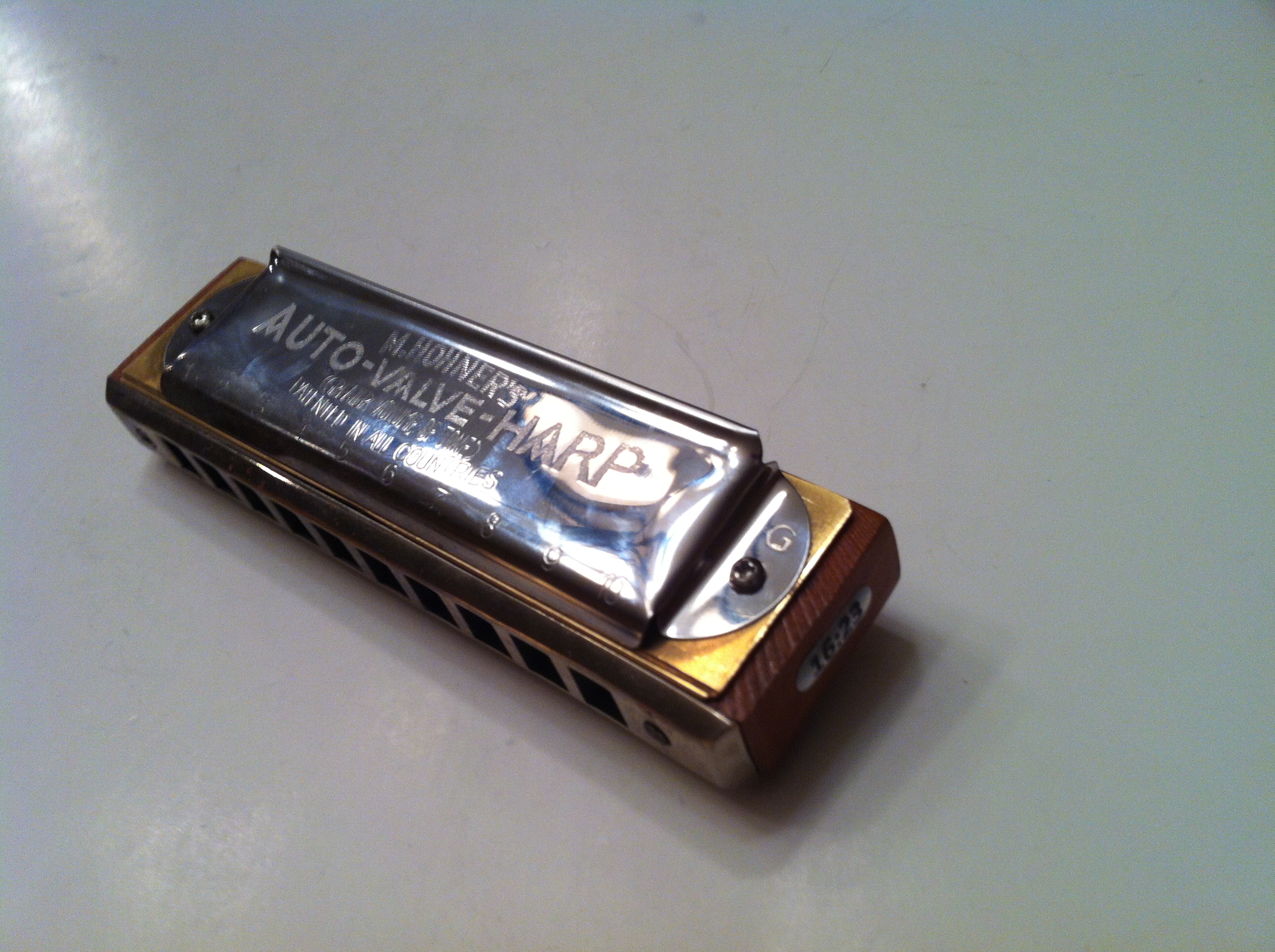 The Hohner Auto Valve Octave Harp 1623 Harmonicas