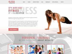 Wix Pro Fitness Website Design on Wix
