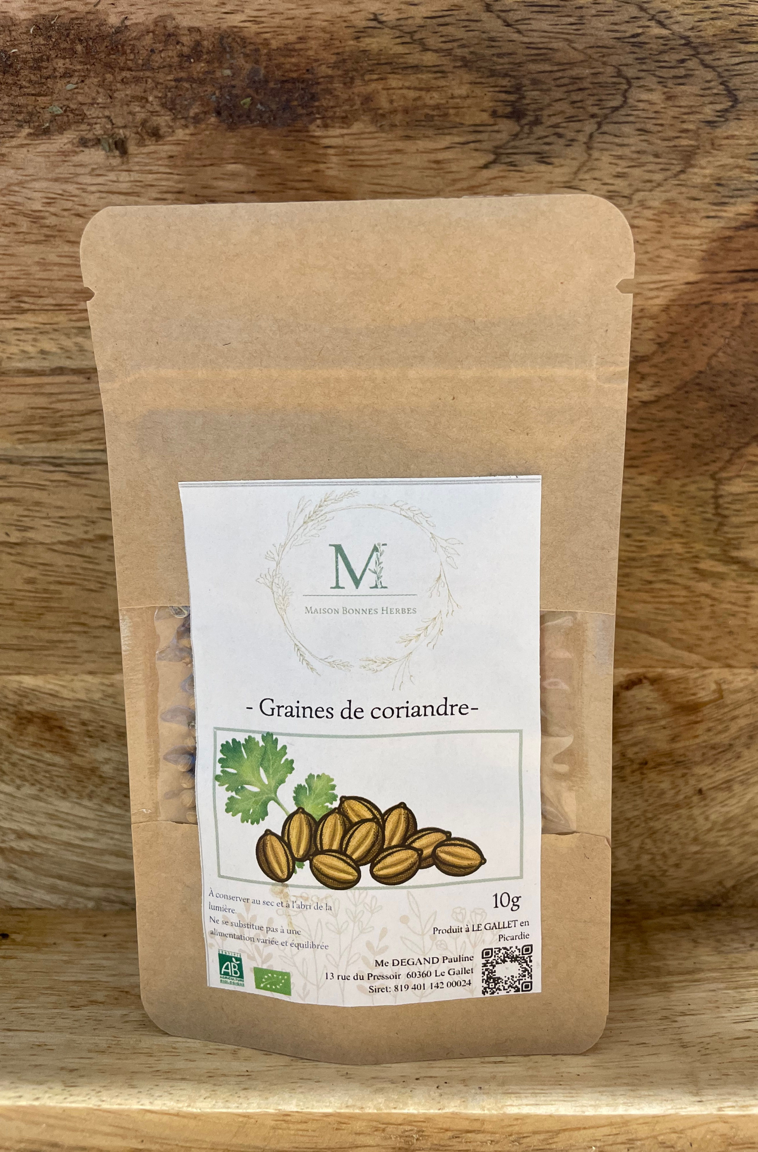 Les graines de coriandre