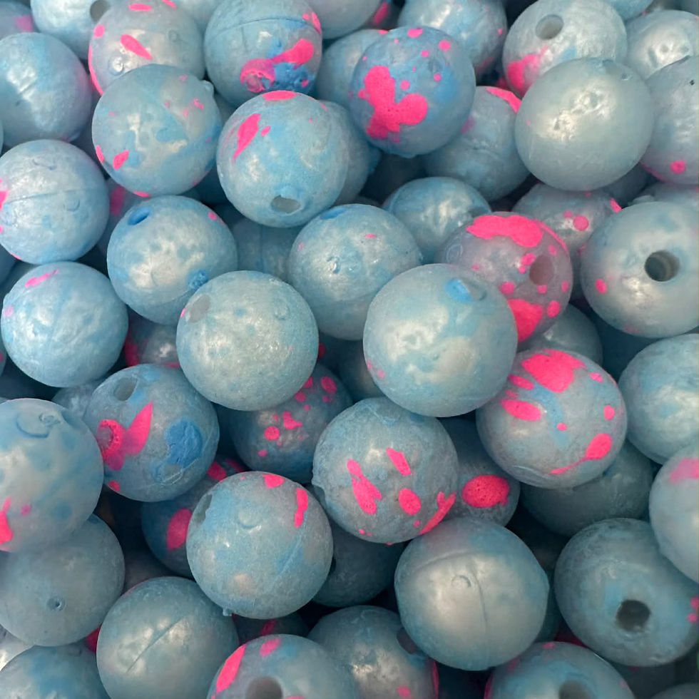 Beadhog UV Glow plastic fishing bead steelhead and salmon