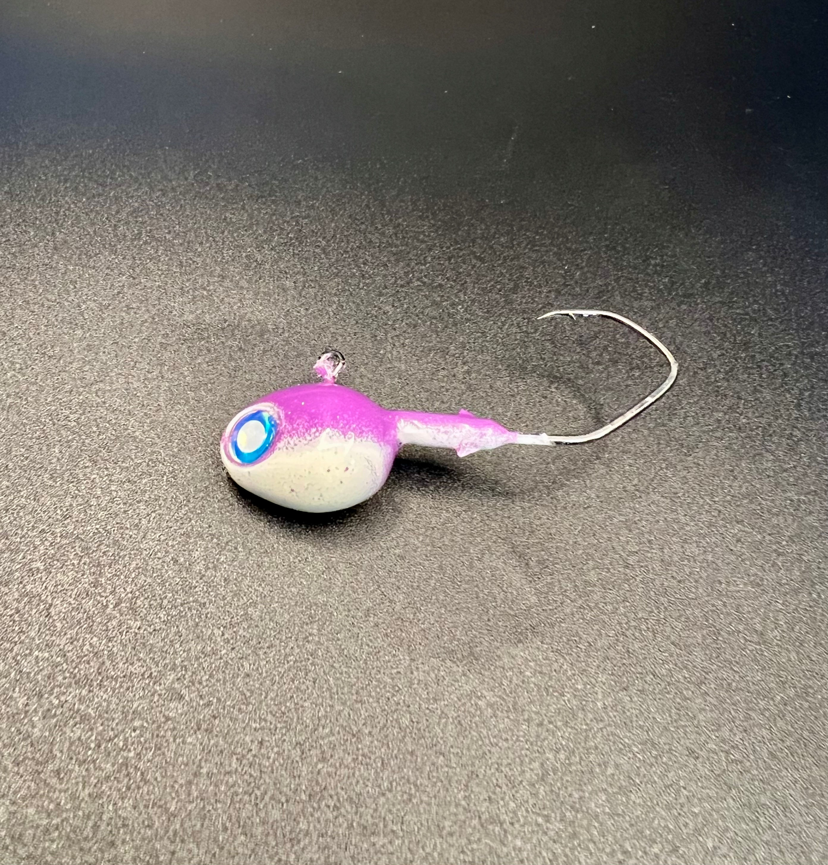 Purp A Traiter UV Walleye Jig 1oz Vertical Jig