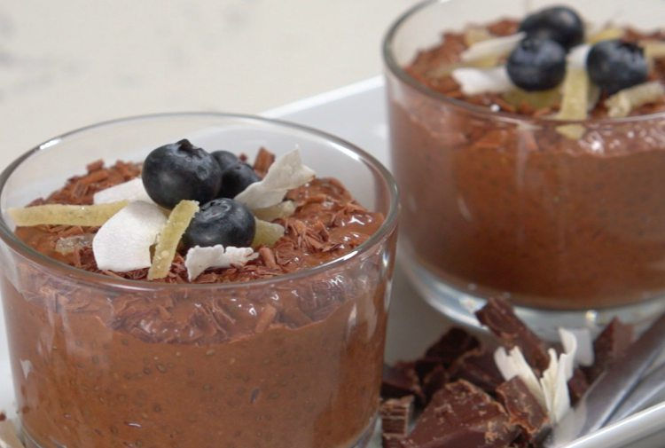 Chocolate Chia Breakfast Pudding