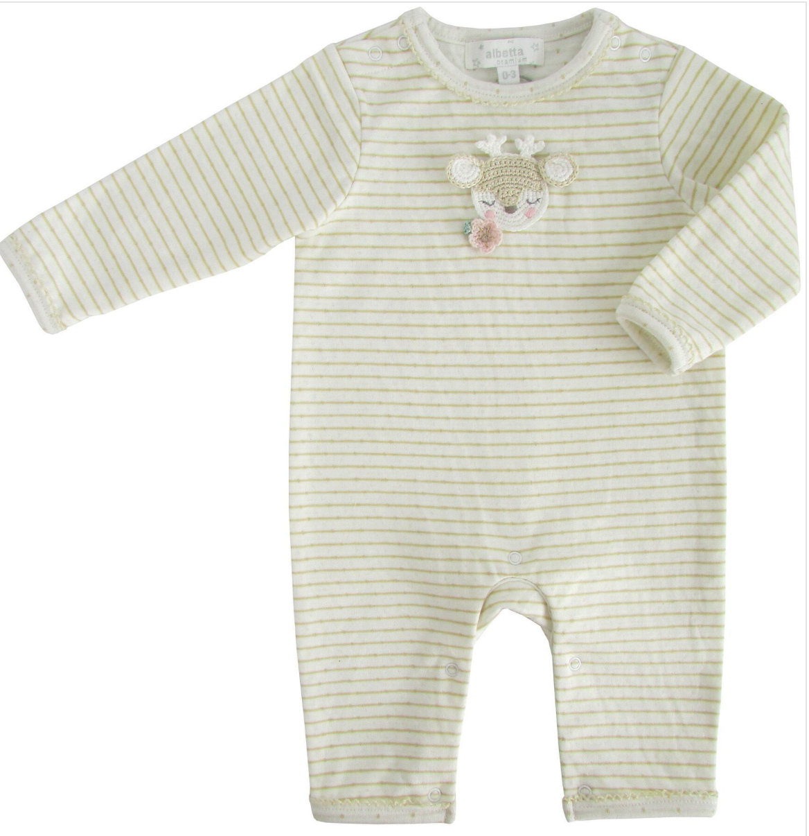 Deer striped pajamas