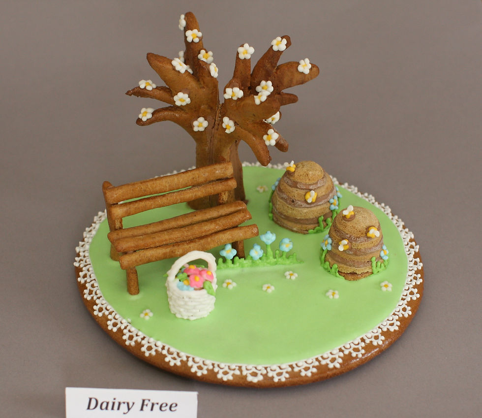 Thumbnail: Garden with bench (dairy free)