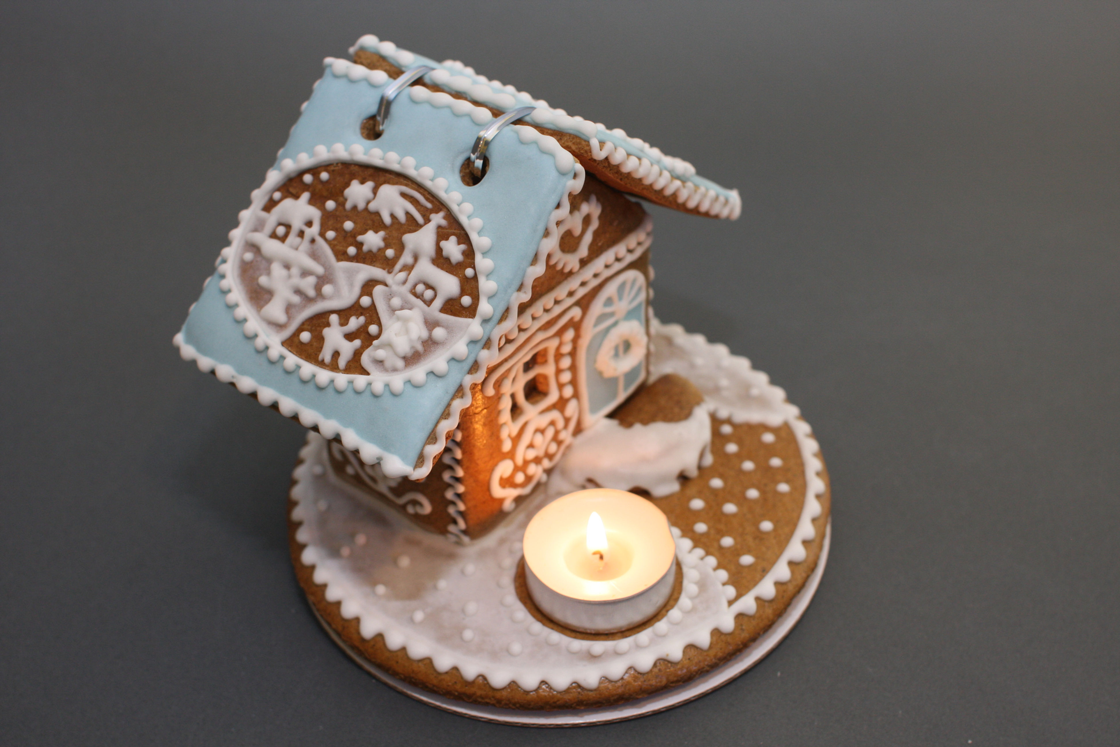 Landscape roof house (blue)