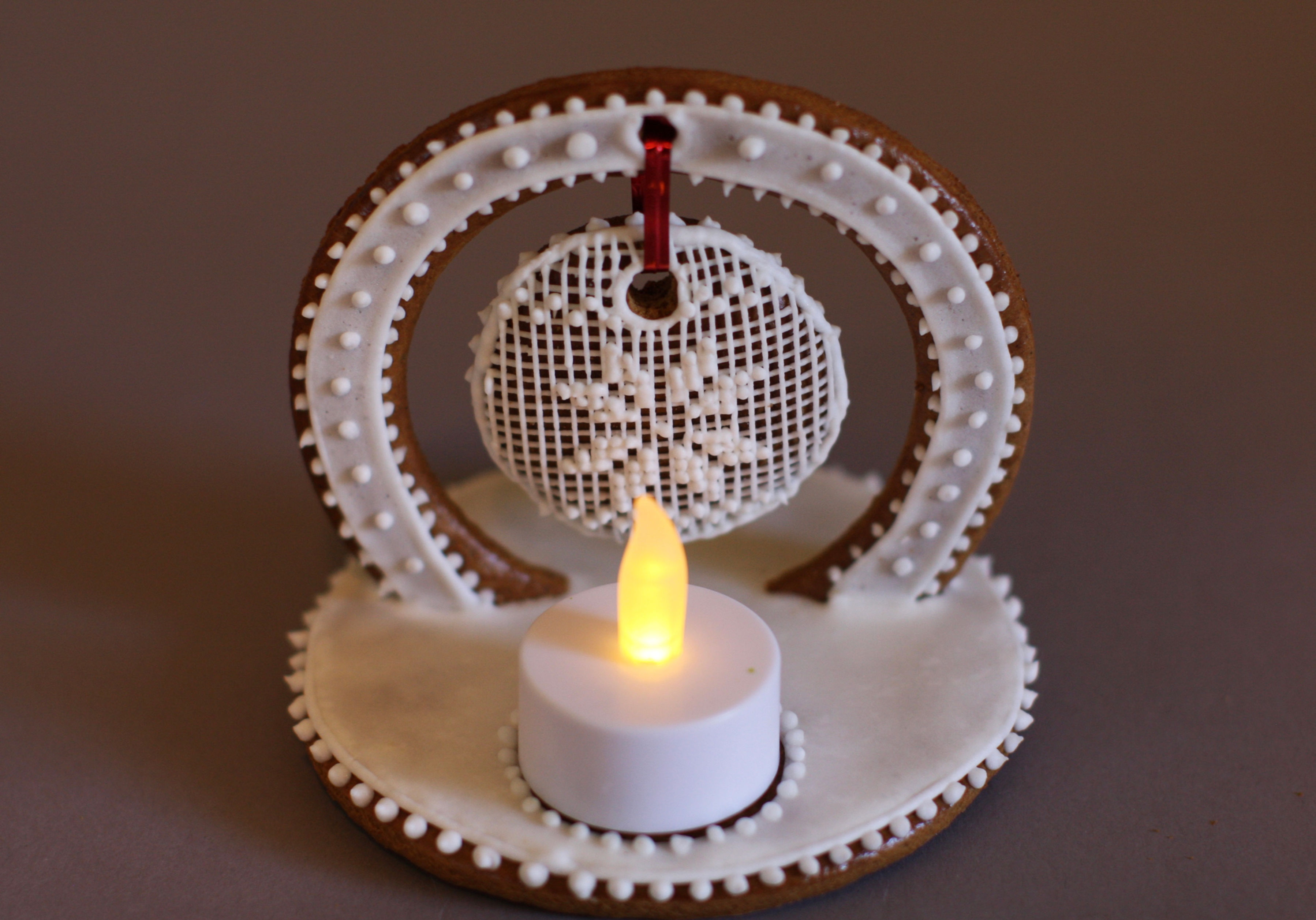 Ornament candle holder