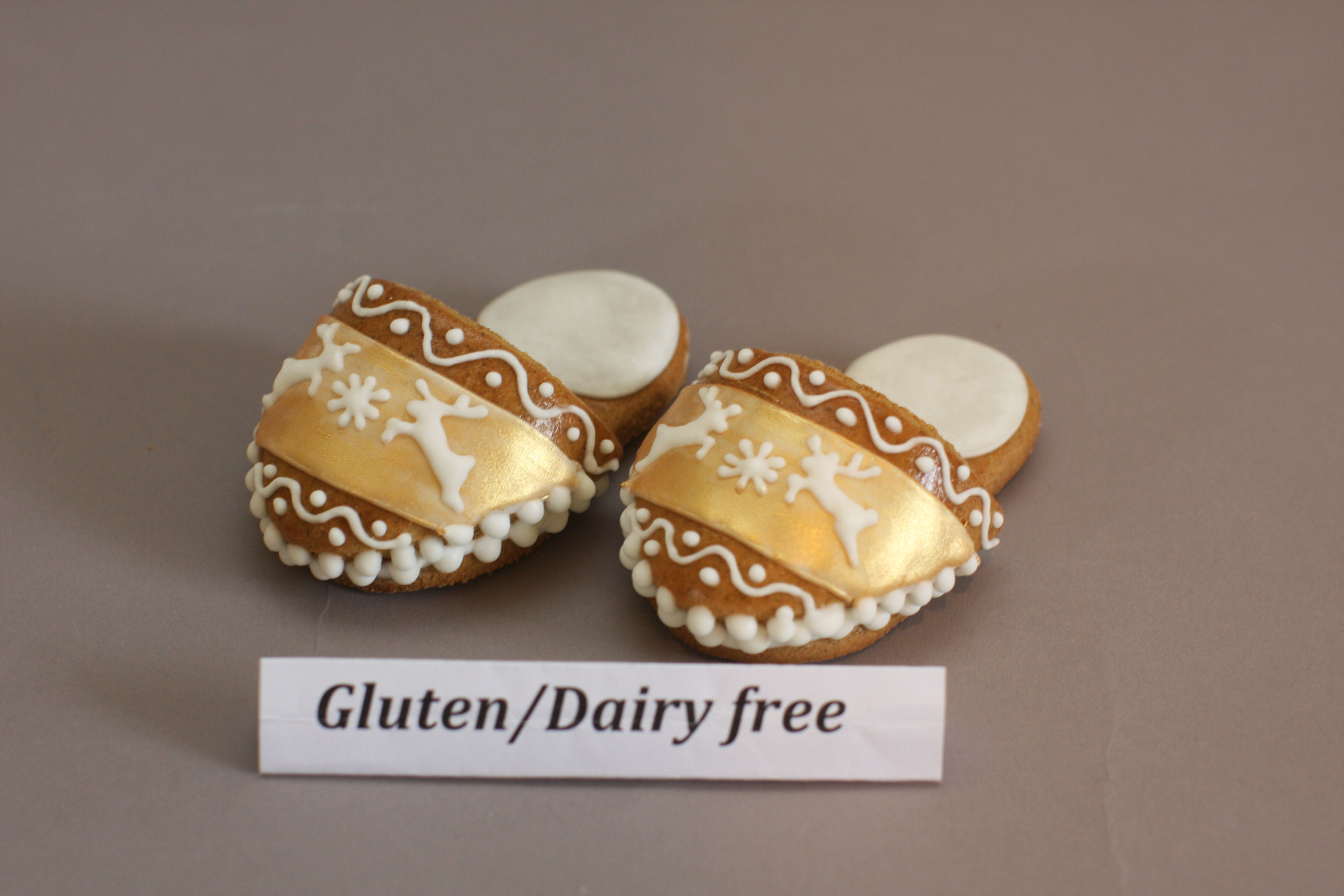 Golden slippers (gluten/dairy free)