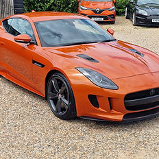 Orange Jaguar F-Type Coupe for sale