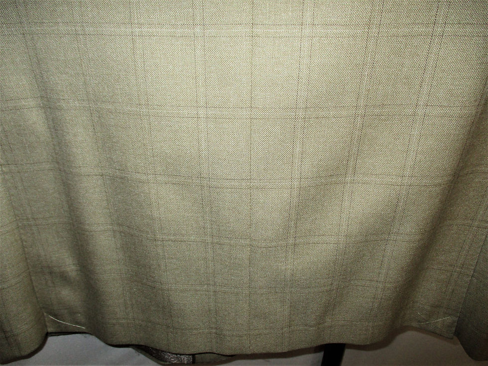 Thumbnail: Men's Tan & Brown Glen Plaid Wool & Silk  Sport Jacket
