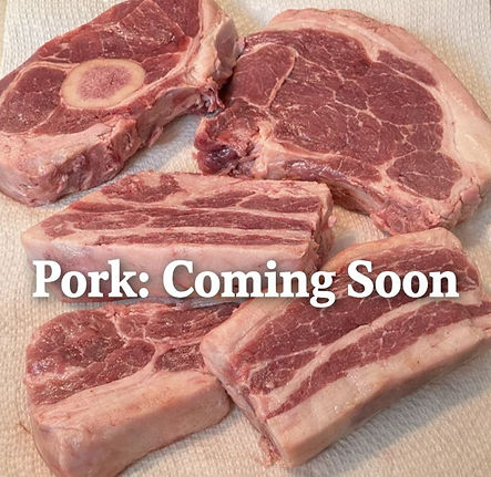 Kunekune Pork; Little Bitty Farm; Locally raised