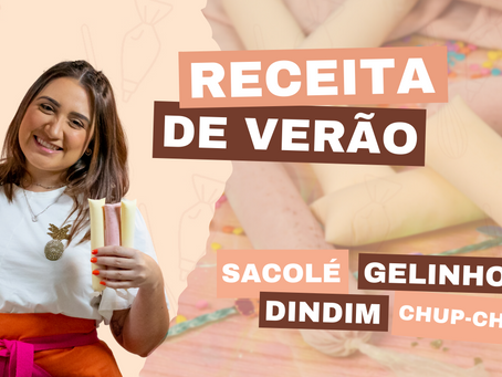 Sacolé Gourmet e Sacolé Alcoólico