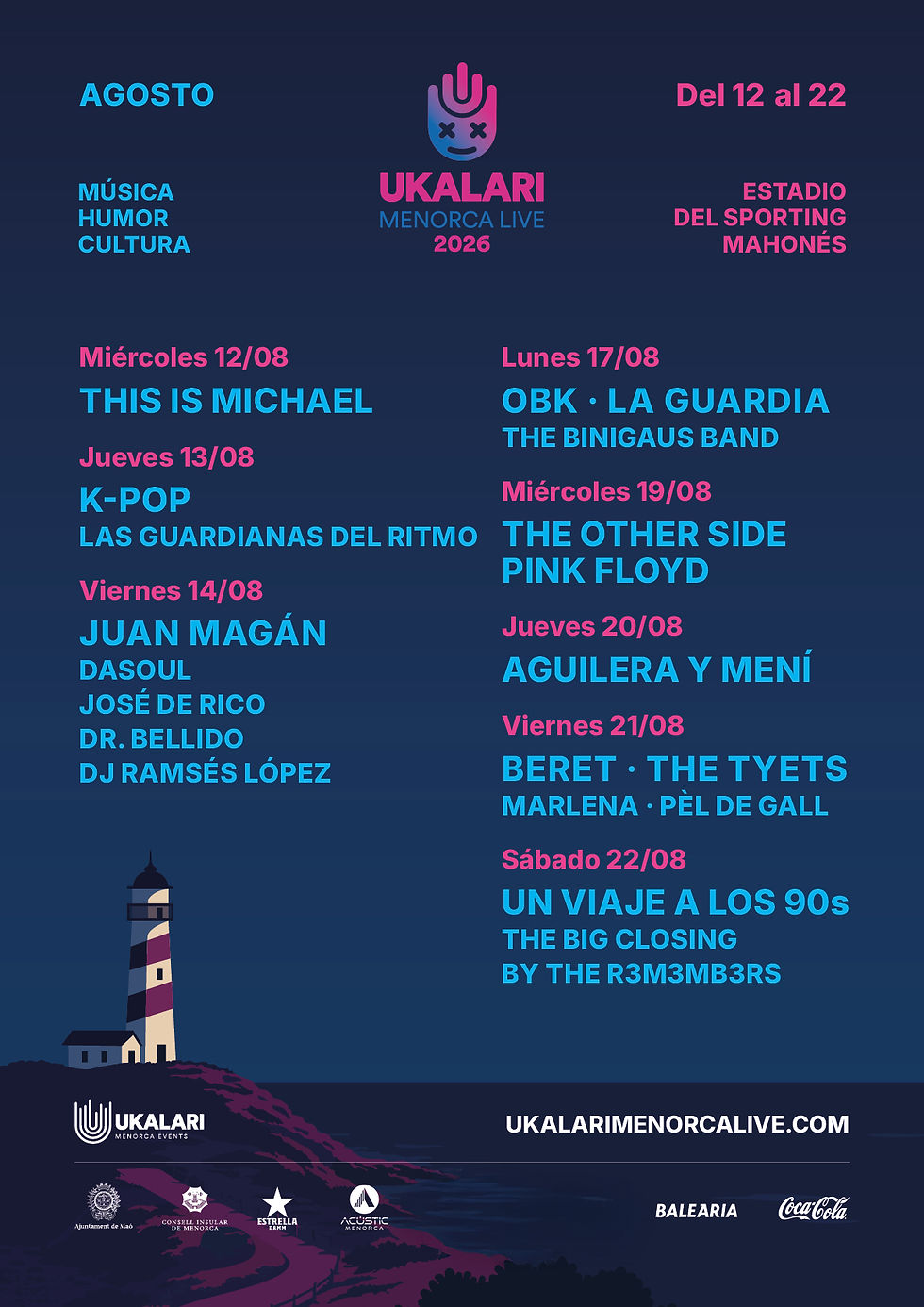 UKALARI MENORCA LIVE 2026