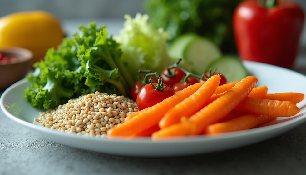 שילוב של ירקות עם דגנים מלאים - בחירה טובה ע"פ רפואת הרמב"ם