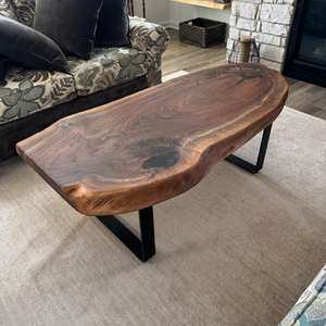 Live Edge Coffee Table | AgainstTheGrain Woodworking