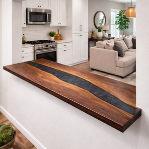 Live Edge Epoxy Countertops | AgainstTheGrain