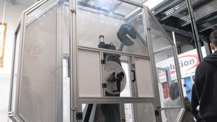 Charpy Impact test Machine in laboratory