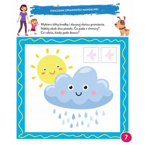 Thumbnail: Polish language exercise workbook for age two