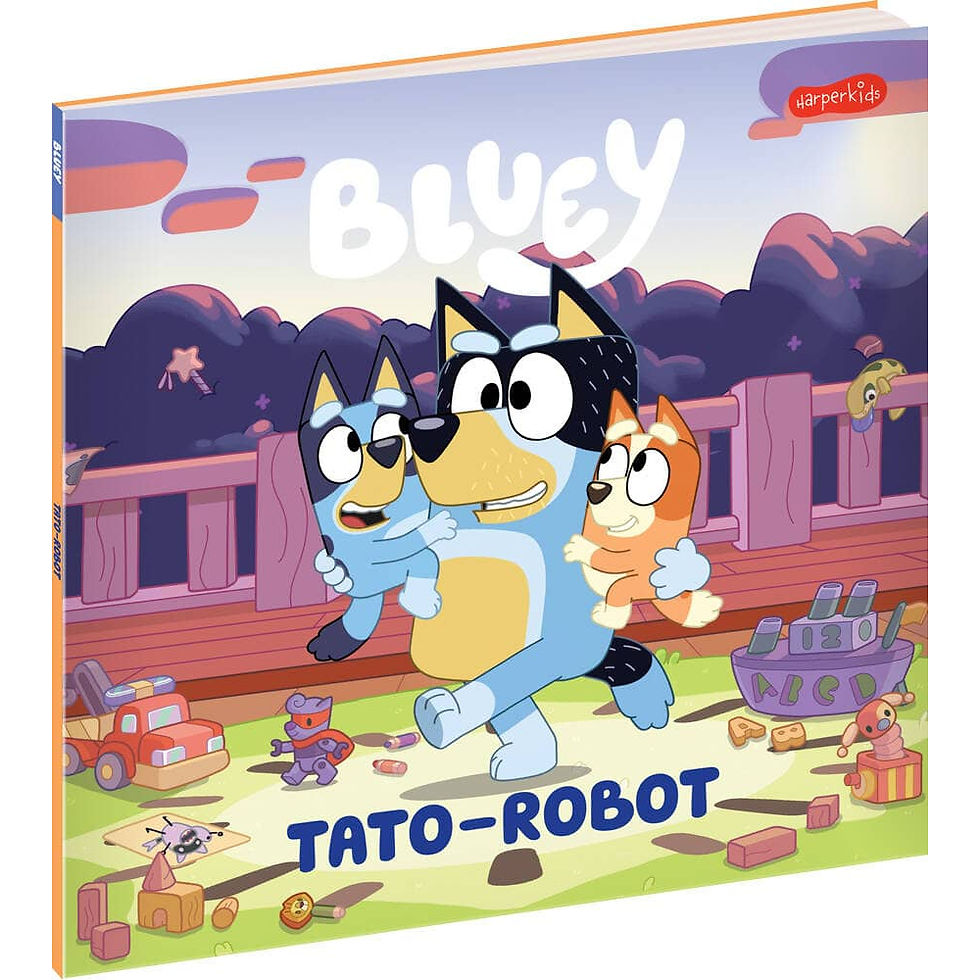 Bluey daddy robot książka dla dzieci Polska