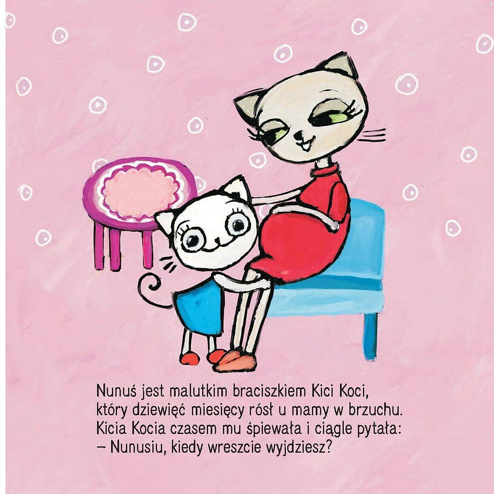 Thumbnail: Kicia Kocia baby brother story toddler book