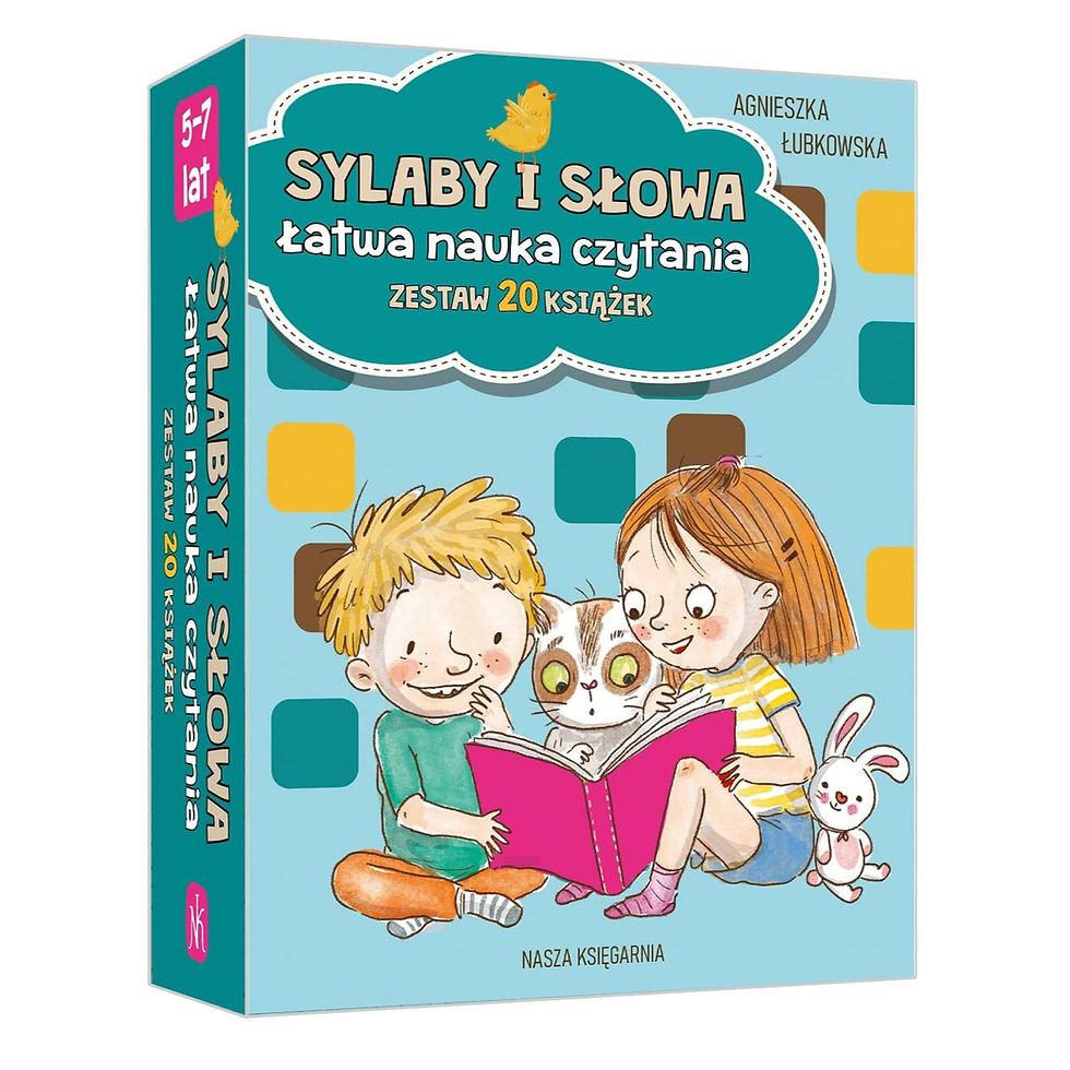Sylaby i słowa learn to read set of 20 Polish reading books