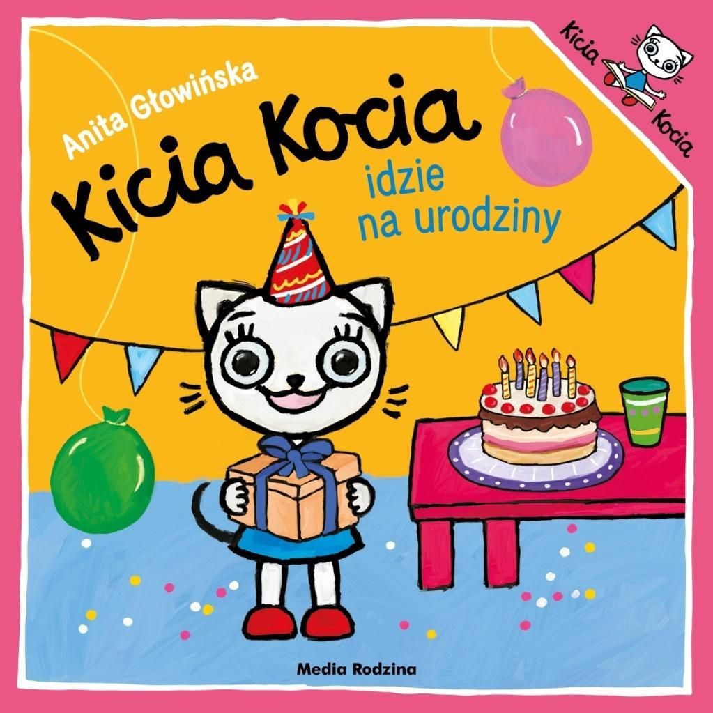 Kicia Kocia Book for Kids – Idzie na urodziny (Goes to a Birthday Party)