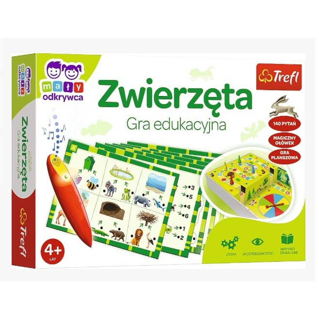 magic pencil animals game Trefl interactive educational toy for kids