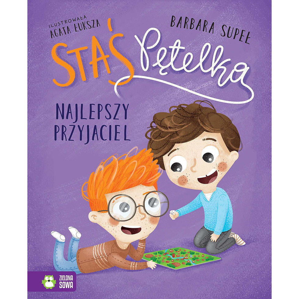 Staś Pętelka Najlepszy przyjaciel Polish children’s book cover