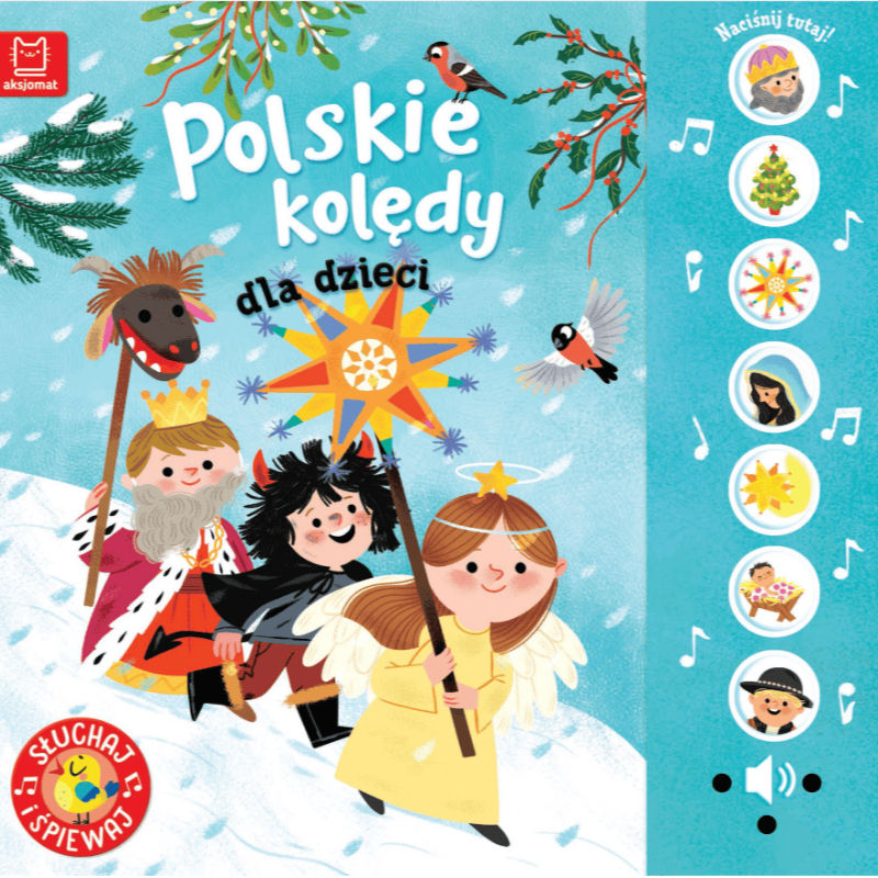 Polskie kolędy dla dzieci – Słuchaj i śpiewaj – Polish Christmas sound book for kids