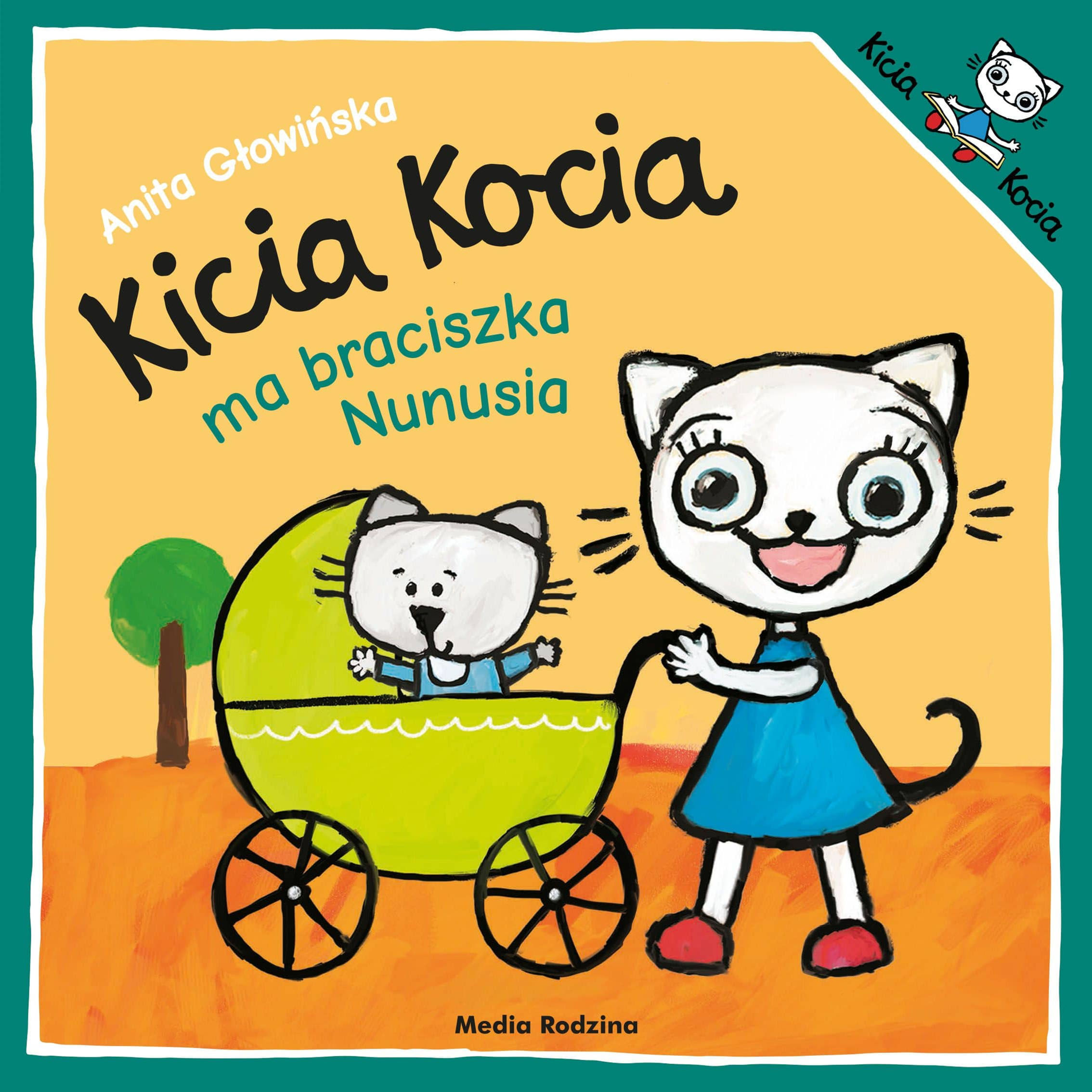 Kicia Kocia ma braciszka Nunusia Polish book kids USA