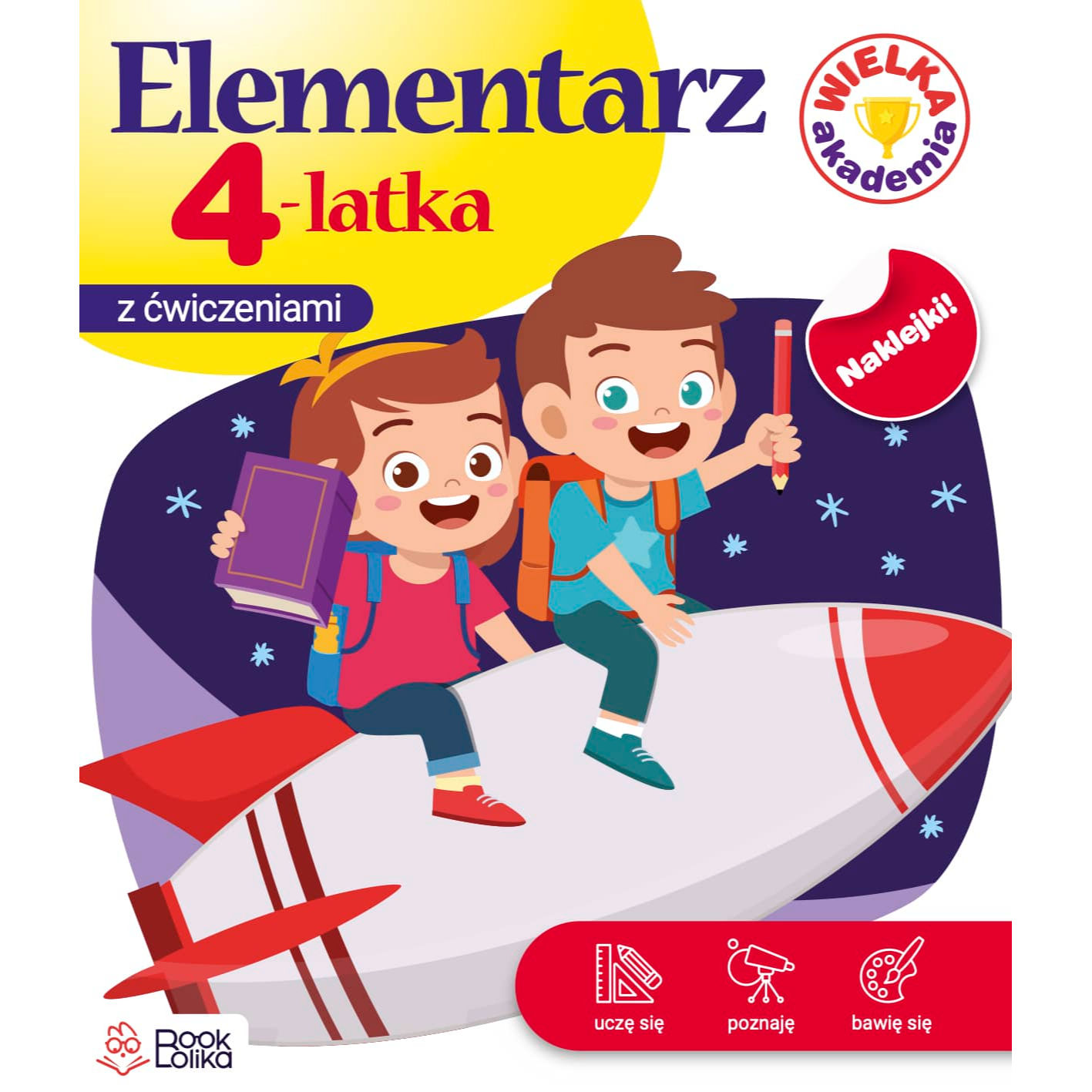 Polish workbook for 4 year olds Wielka Akademia exercises