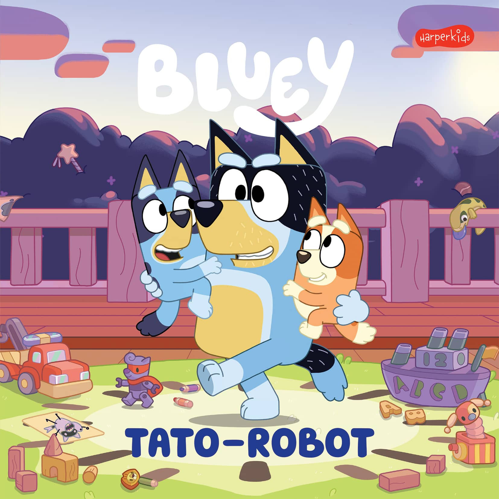 Bluey tato robot early reader Polish kids book USA