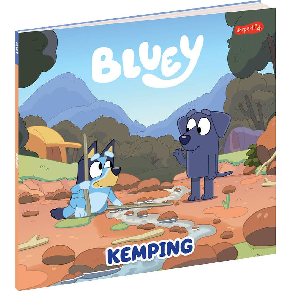 Bluey camping książka dla dzieci Polska