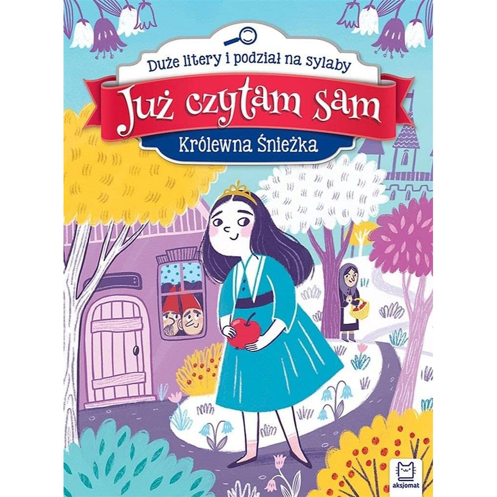 Już czytam sam Królewna Śnieżka Polish early reader book with large letters