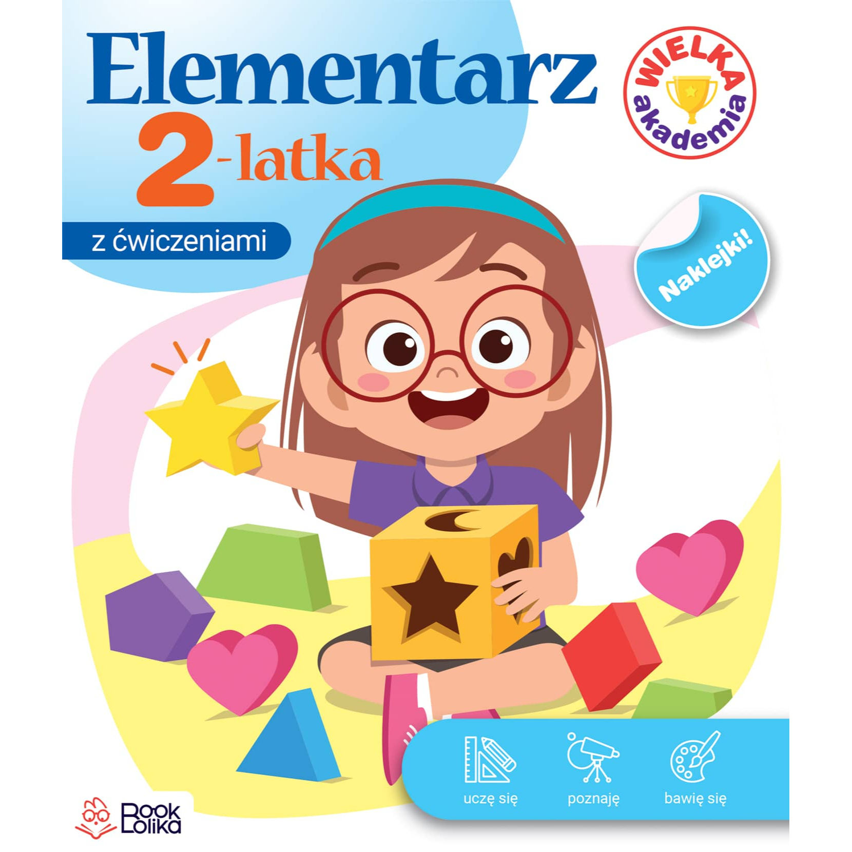 Polish workbook for 2 year olds Wielka Akademia exercises