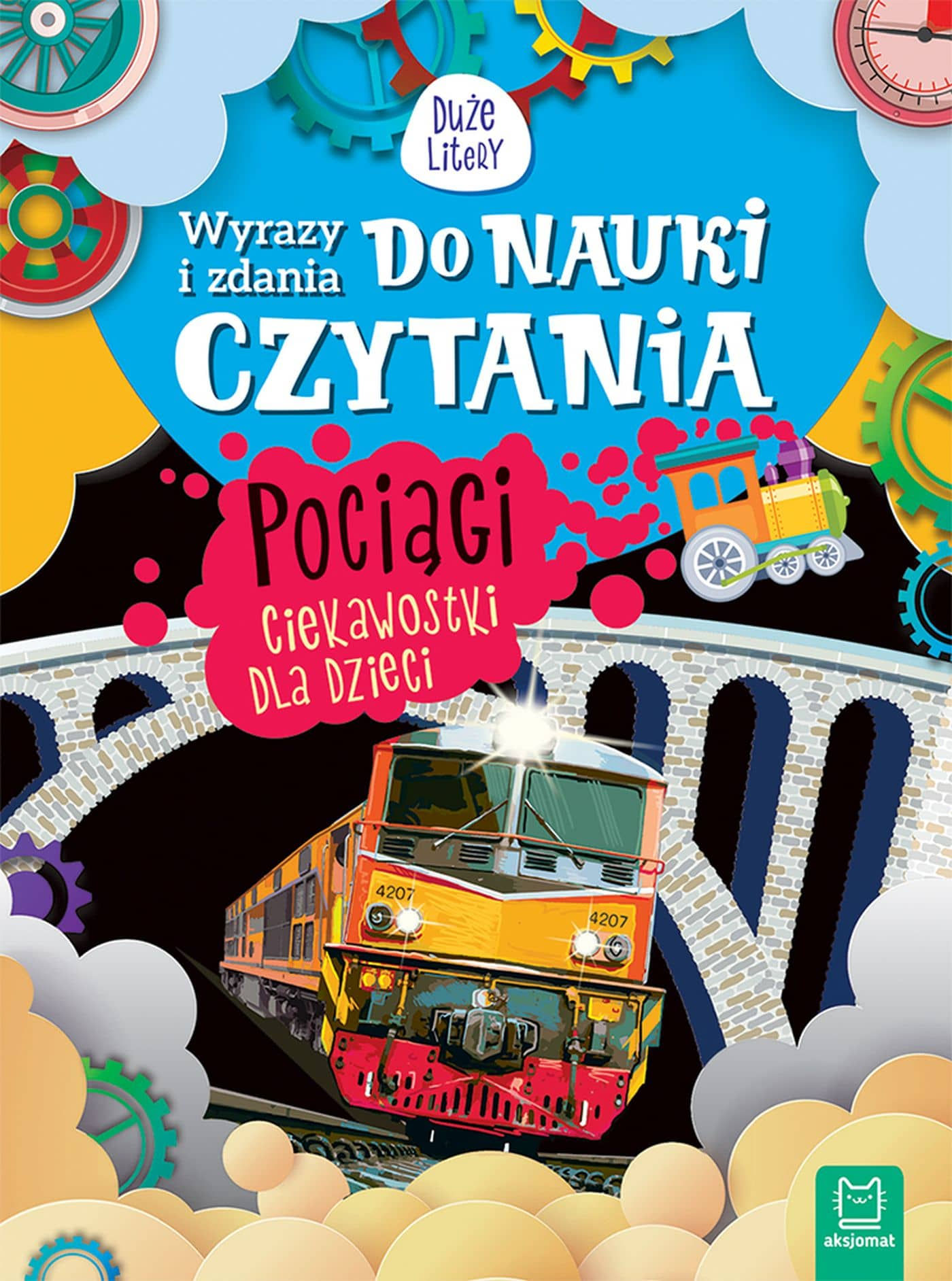 Wyrazy i zdania do nauki czytania - Pociągi (Reading Practice - Trains)