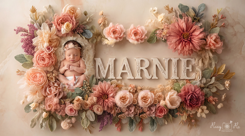 Newborn composite art by Piccy-Pic Photography