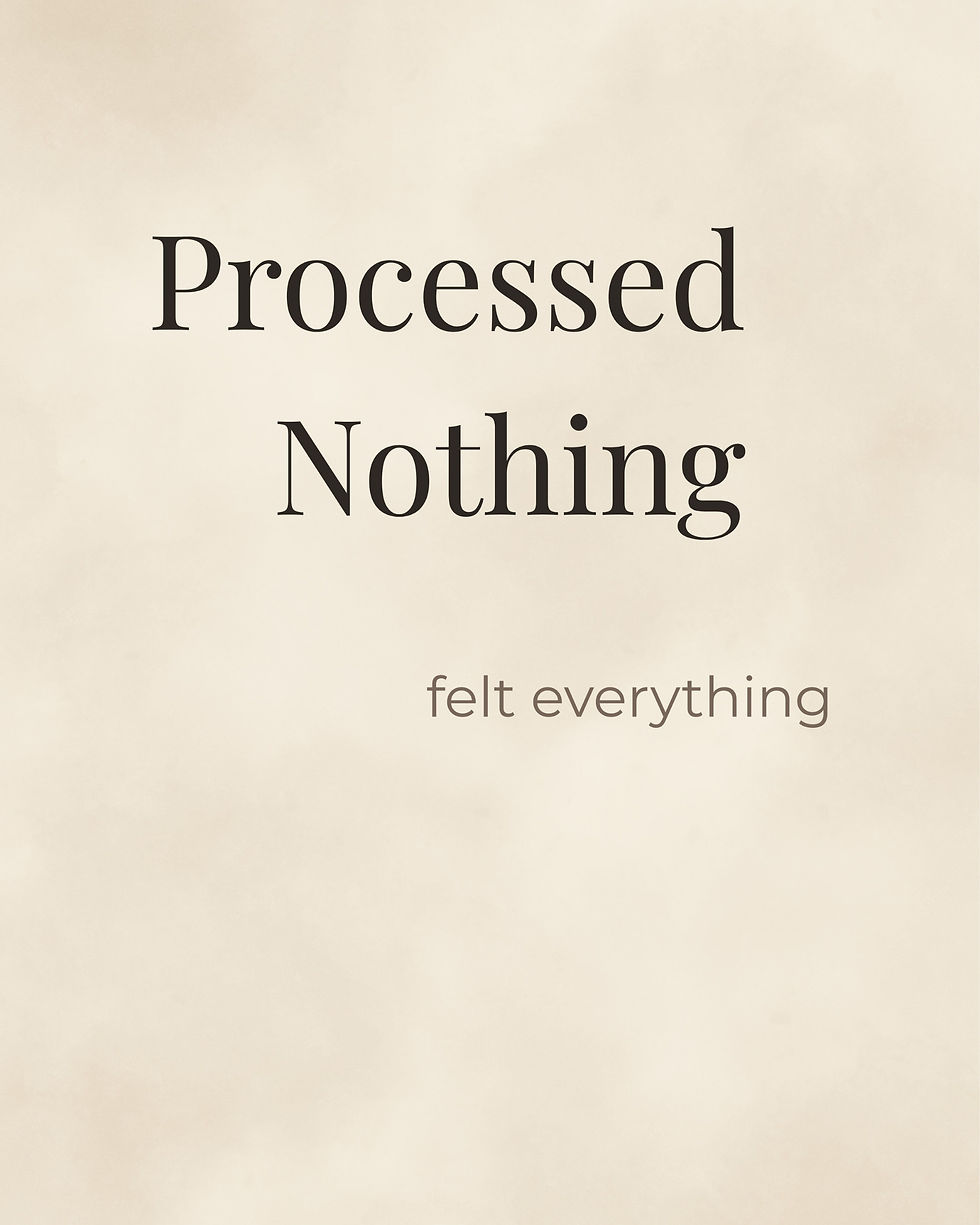 Thumbnail: Processed Nothing Printable funny overthinking quote wall art on neutral textured background