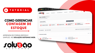 Como Usar a Tela de Contagem de Estoque - Solução Web 📦